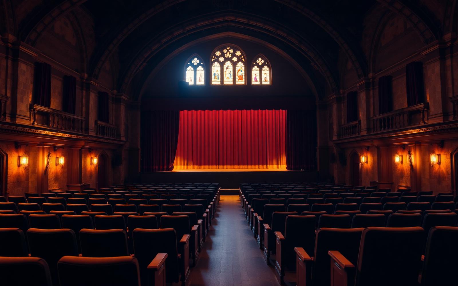 The auditorium at Belsize Theatre